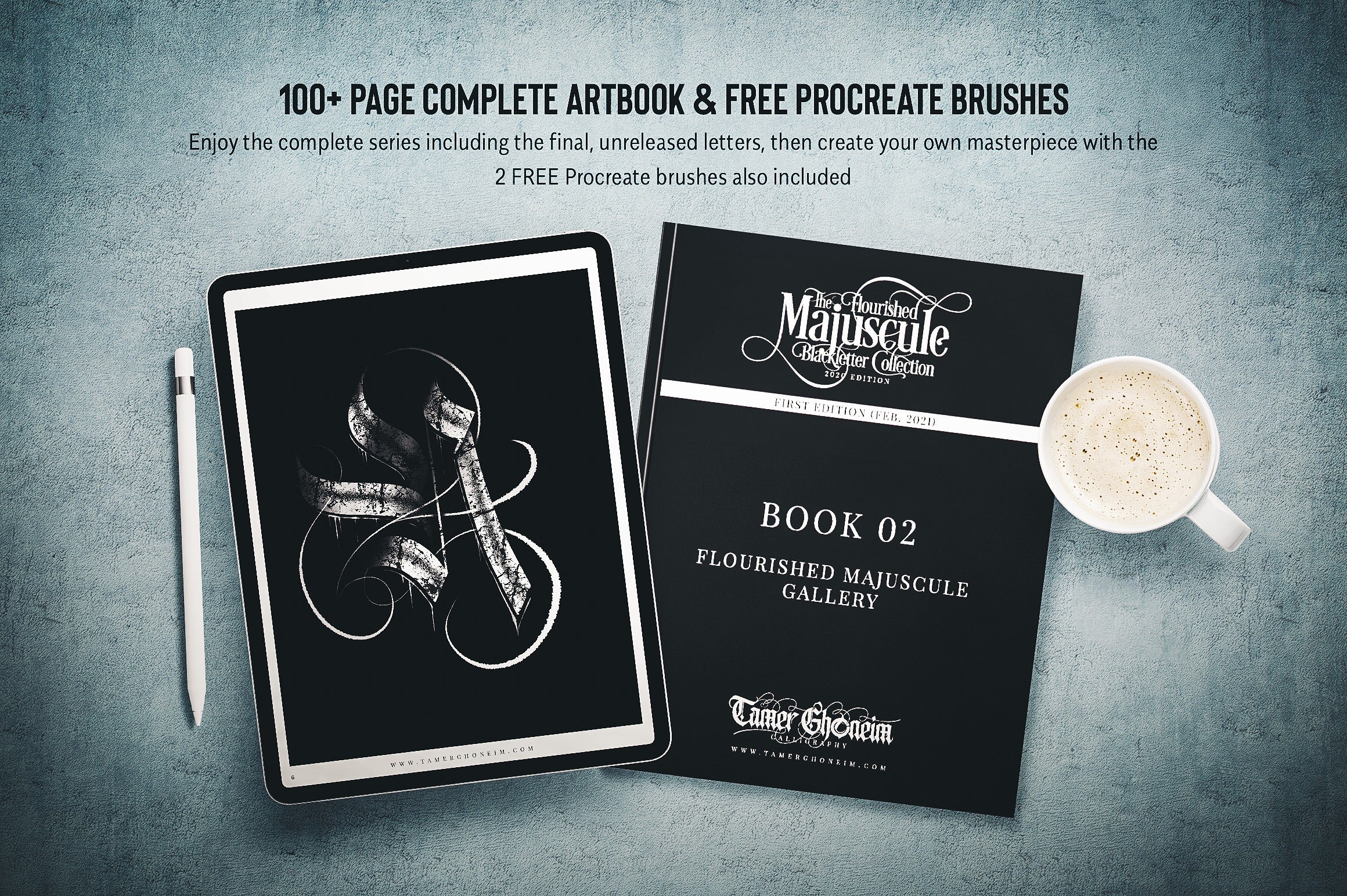 The Flourished Majuscule Blackletter Collection