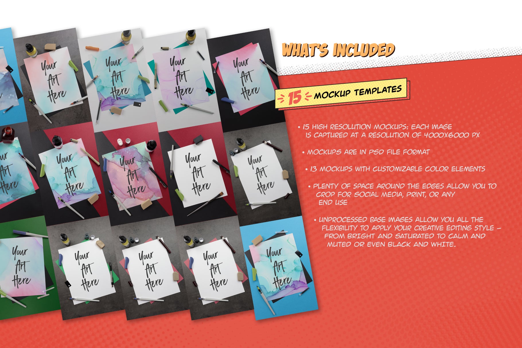 Incredible Magic Mockups Vol 2 - White Paper Collection