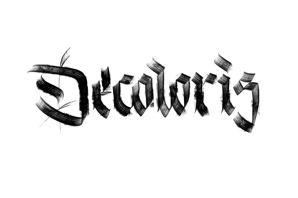 The Magical Blackletter Brush Collection