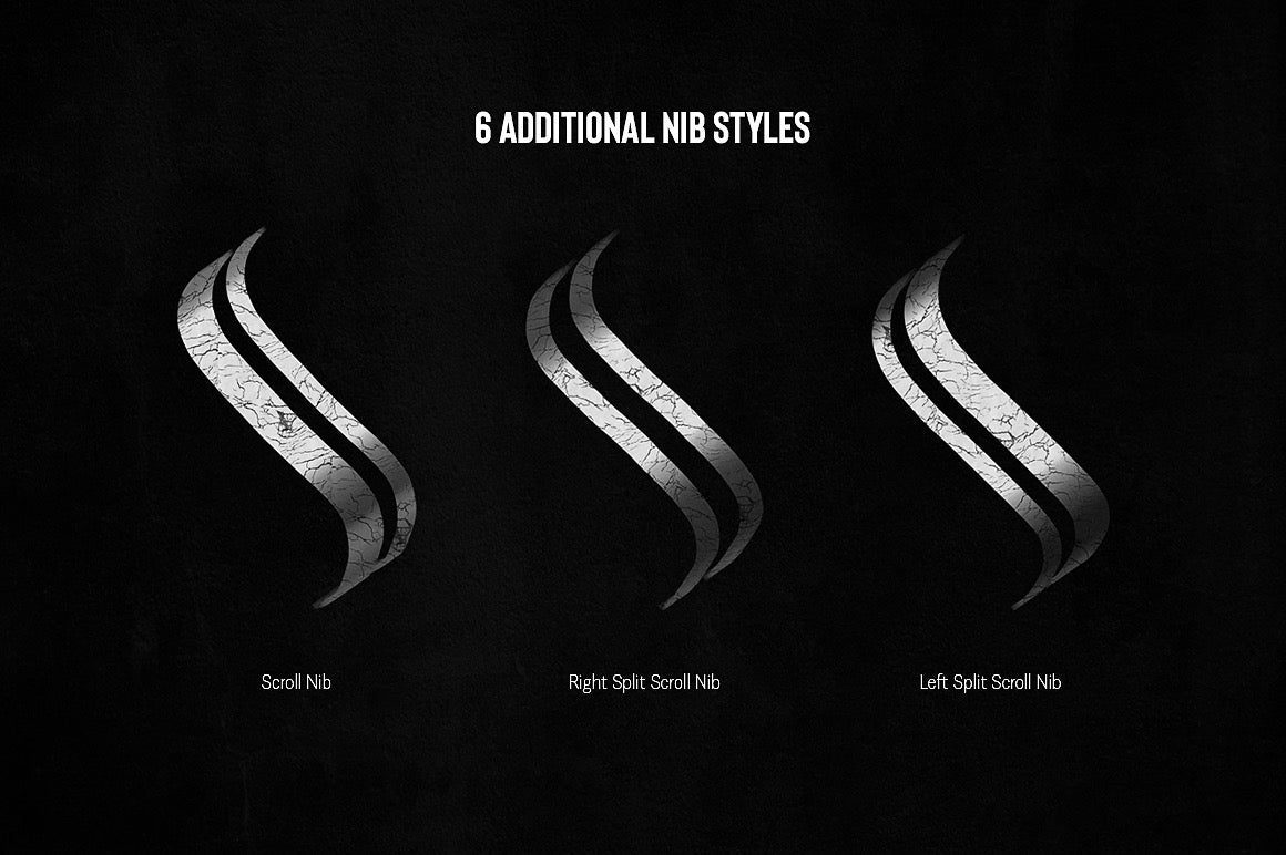 The Marble Gothic Calligraphy Brush Toolkit