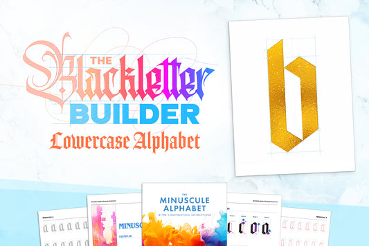 Blackletter Builder Lowercase Alphabet