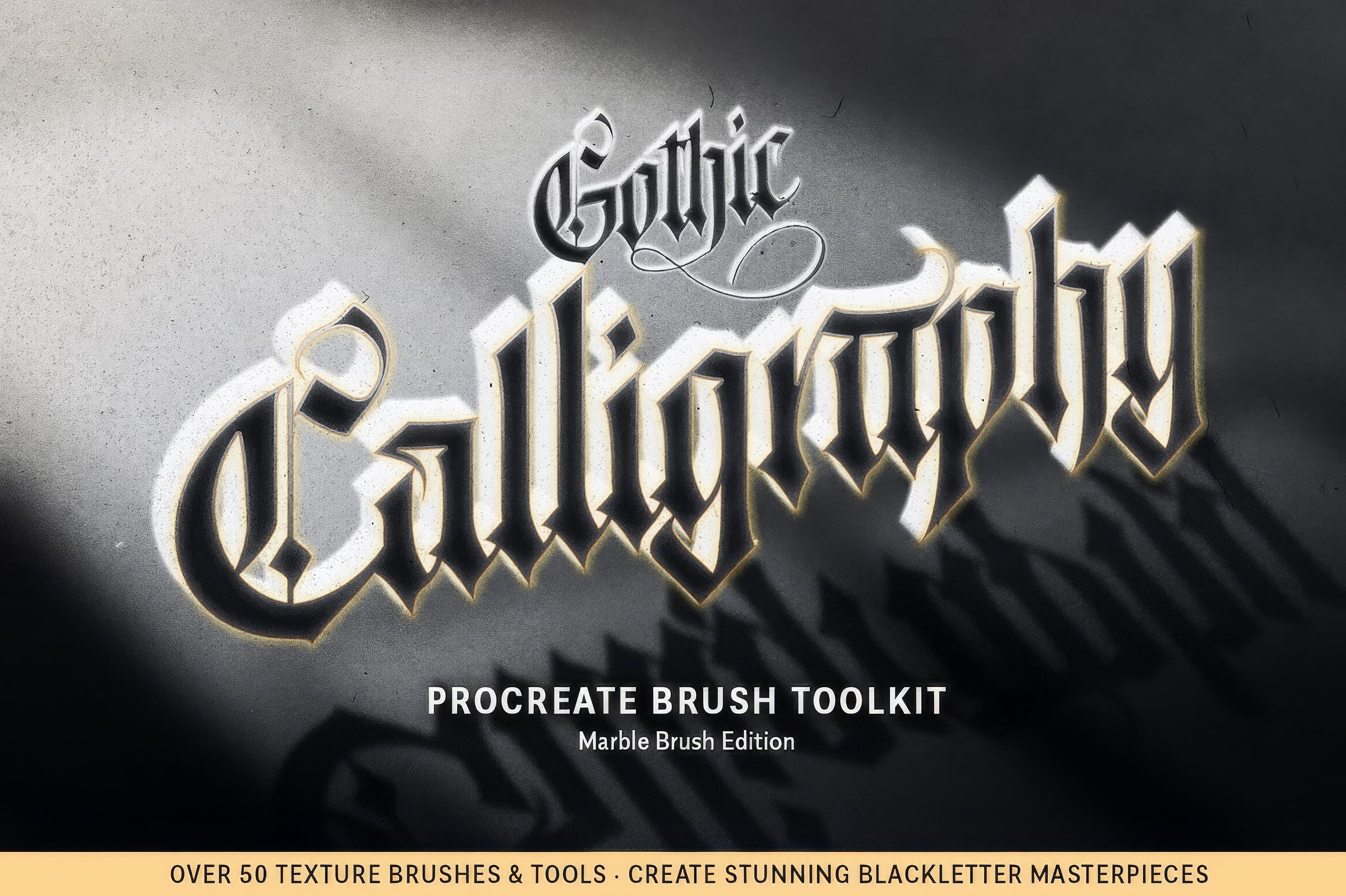 The Marble Gothic Calligraphy Brush Toolkit