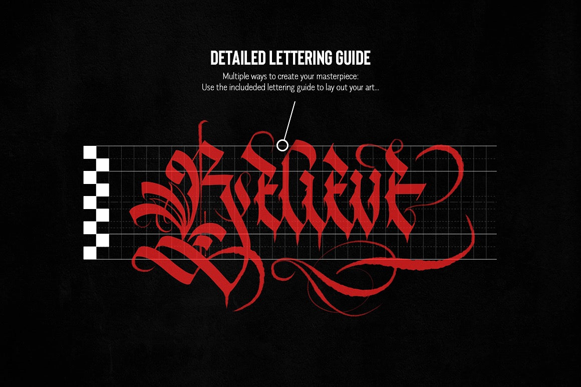 The Essential Blackletter Brush Toolkit