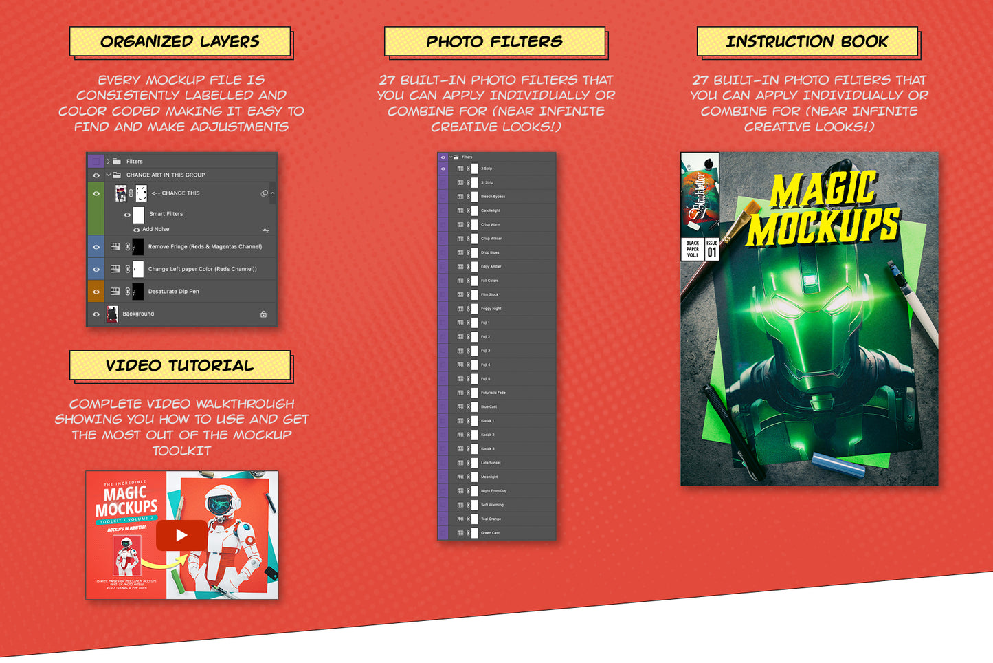 Incredible Magic Mockups Vol 2 - White Paper Collection